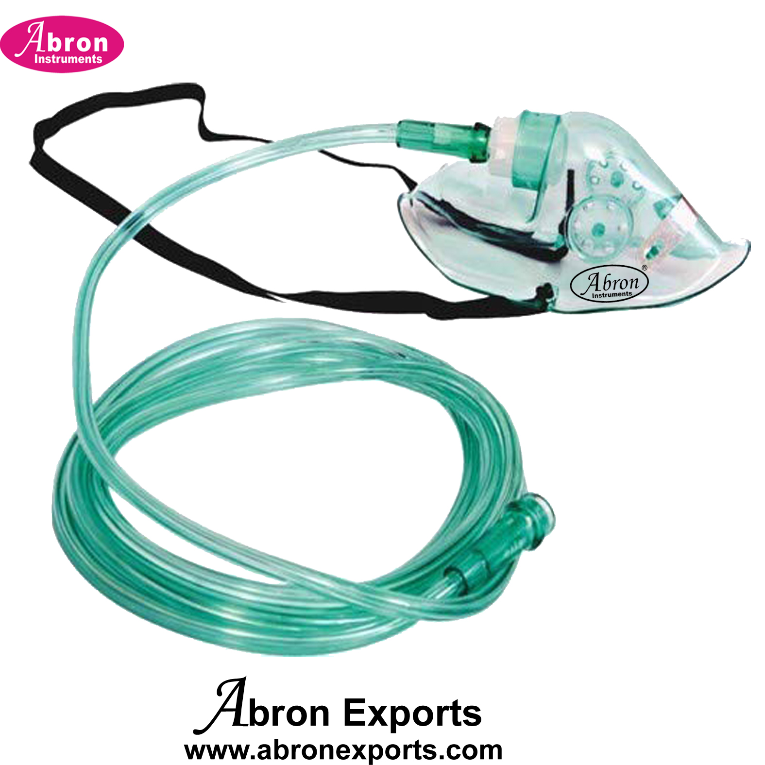 Oxygen test tube with face mask pack of 10 abron ABM-2360TB